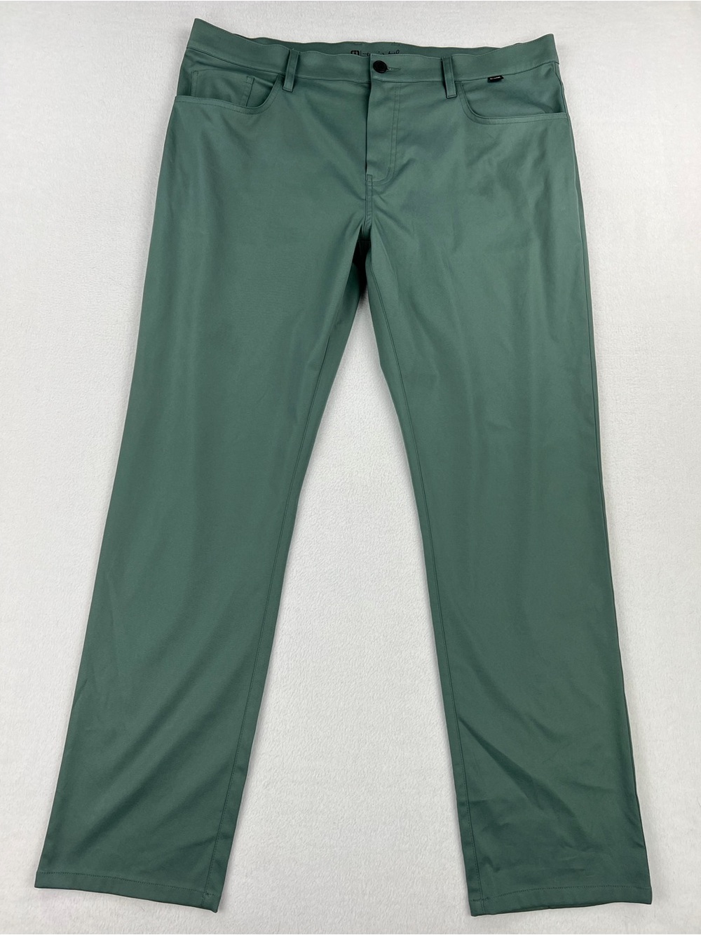 Travis Mathew Men Wanderlust Golf Pants Performance Wear Balsam Green Size 38x32